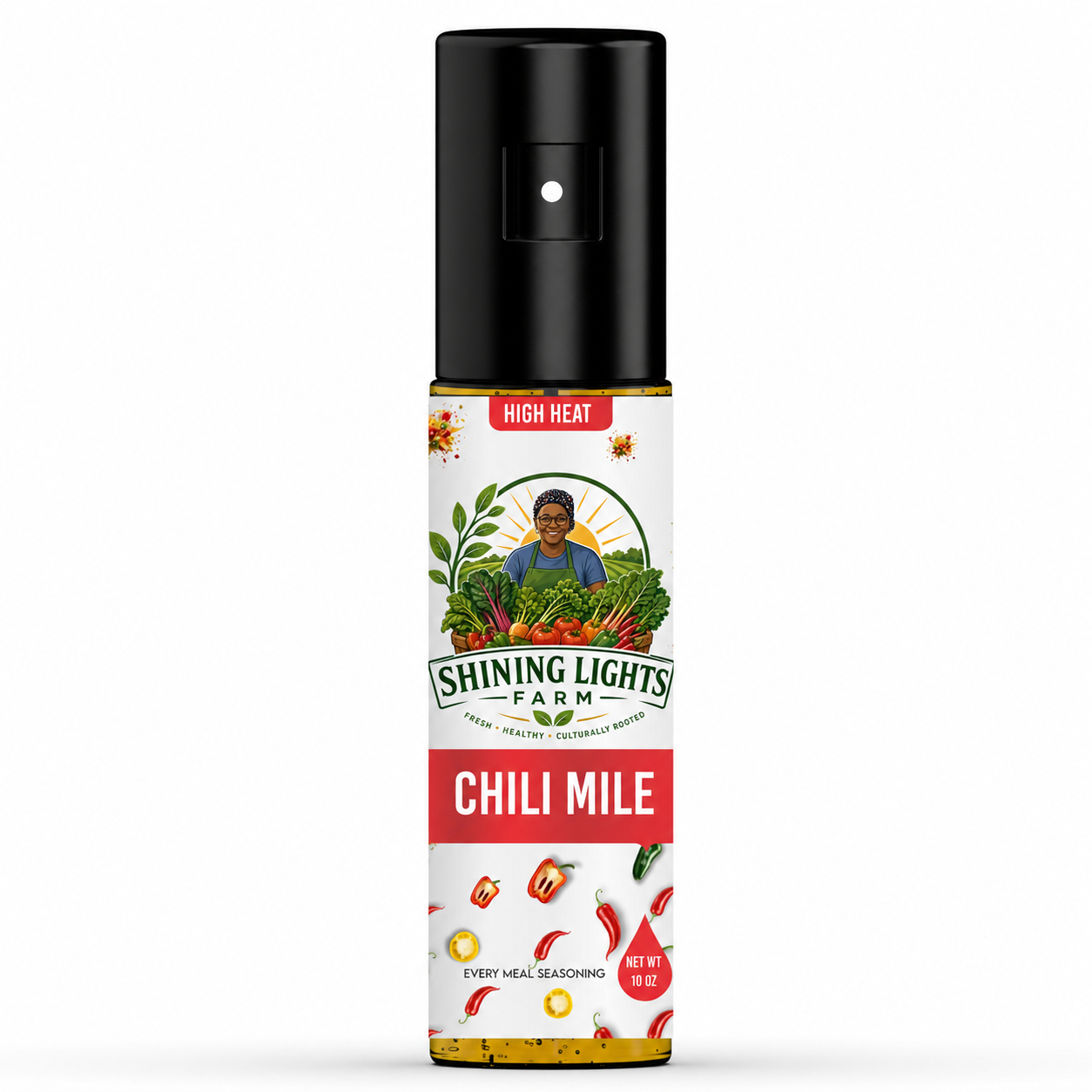 Chili Spray high heat chili oil spray.