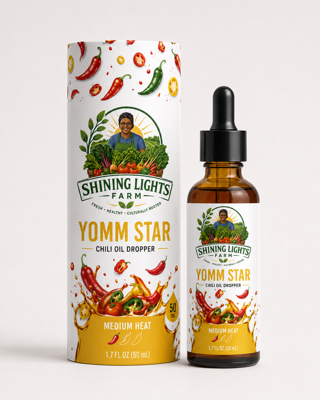 Yomm Star chili oil dropper.