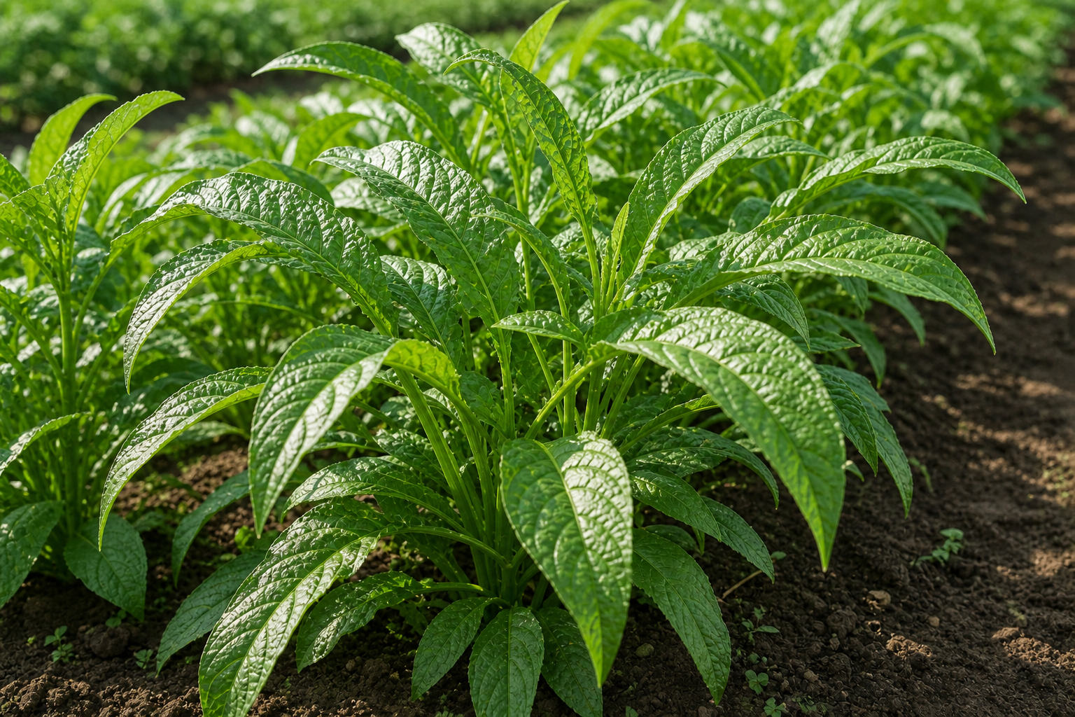 Bitter Leaf grown or prepared for Shining Lights Farm.